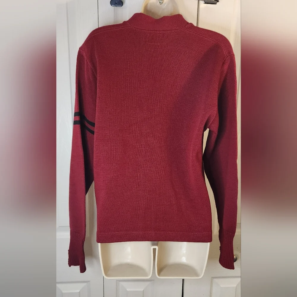 Vintage letterman jacket NC North Central Spokane, wa red black high-school - Picture 8 of 13